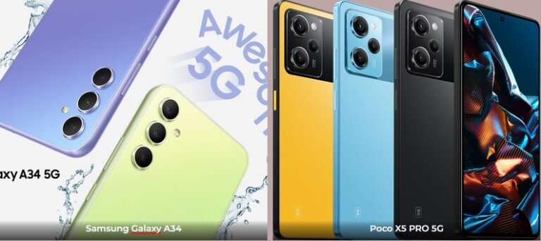 Poco X5 Pro VS Galaxy A34 ¿Cual es la mejor opcion? 2023