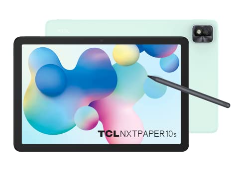 TCL NXTPAPER 10s – Tablet de 10.1″ FHD, Octa-core, 4GB de RAM, Memoria de 64GB ampliable a 256GB por MicroSD, 8000 mAh de Batería, Android 11, Ethereal Sky. Pen incluido.