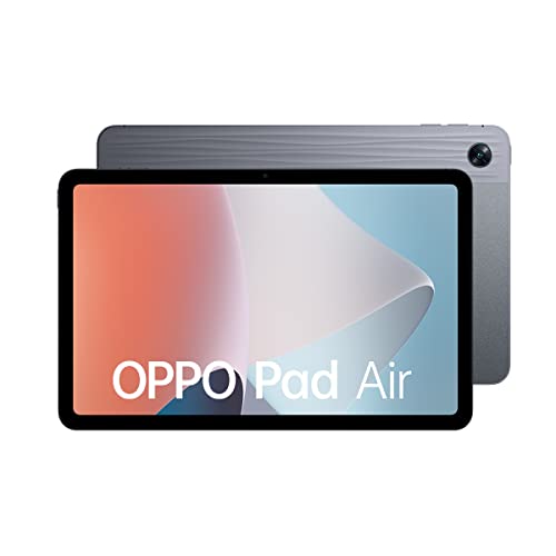 OPPO Pad Air – Tablet WiFi, Pantalla 2K, 10.4″, 4GB+64GB, Batería 7100mAh, Carga rápida 18W – Gris