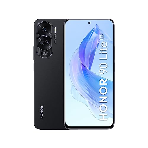 HONOR 90 Lite Smartphone 5G, 8GB+256GB, Pantalla de 6,7” 90Hz, Triple Cámara Trasera de 100MP, Batería de Alta Capacidad de 4500mAh, Android 13, Dual SIM